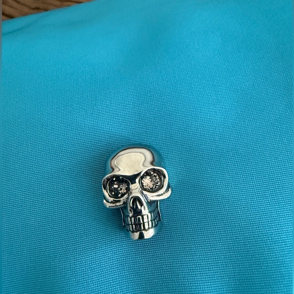 ALEXANDER MCQUEEN, Blue Skull Accent Crossbody Bag - Picture 3 of 16